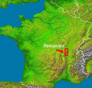 The Beaujolais province of France