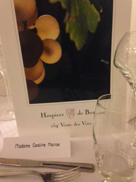 L'Hôtel-Dieu, Annual Wine Auction 2015